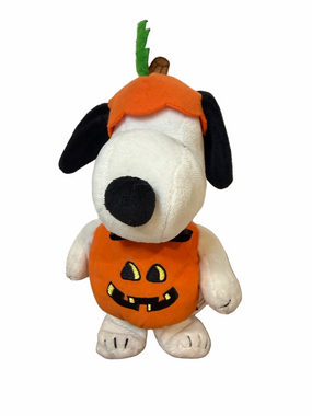 Peanuts Animated Singing Dancing Snoopy Pumpkin Halloween Plush Dan Dee